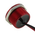 USYUMO YD19-10R 100mA 24VDC Red aluminium 19mm mounting hole diameter piezo switch